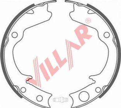 Villar 629.0832 - Комплект тормозов, ручник, парковка autodif.ru