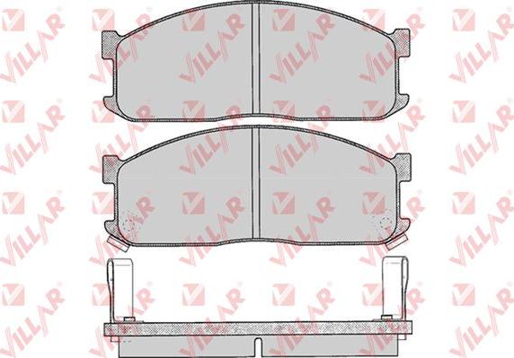 Villar 626.0335 - Тормозные колодки, дисковые, комплект autodif.ru