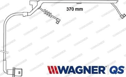 Wagner 587040W - Сигнализатор, износ тормозных колодок autodif.ru