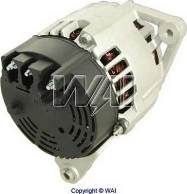 WAI 12738N - 12738N_генератор!12V 85A\ Caterpillar, JCB 98-16 autodif.ru