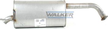 Walker 24088 - Глушитель осн. Chevrolet Lacetti дв. 1.4,1.6,1.8 ( 96553620 ) autodif.ru
