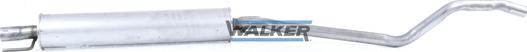 Walker 23144 - Средний глушитель выхлопных газов autodif.ru