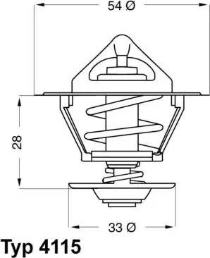 Wilmink Group WG1091656 - Термостат охлаждающей жидкости / корпус autodif.ru