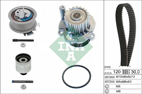 Wilmink Group WG1251434 - Водяной насос + комплект зубчатого ремня ГРМ autodif.ru