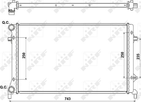 Wilmink Group WG1722286 - Радиатор, охлаждение двигателя autodif.ru