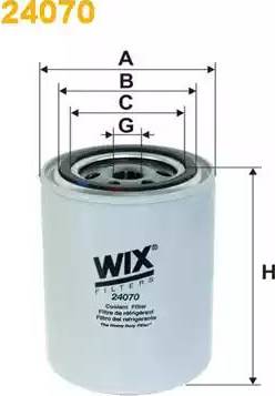 WIX Filters 24070 - Фильтр охлаждающей жидкости autodif.ru