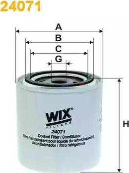 WIX Filters 24071 - Фильтр охлаждающей жидкости autodif.ru