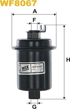 WIX Filters WF8067 - Топливный фильтр autodif.ru