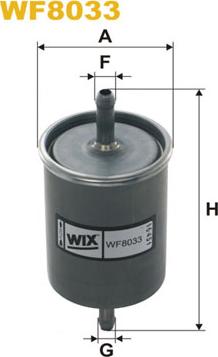 WIX Filters WF8033 - Топливный фильтр autodif.ru