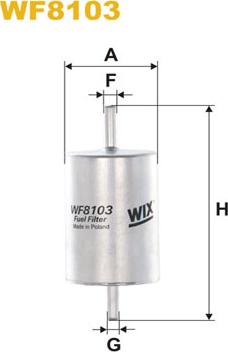 WIX Filters WF8103 - Топливный фильтр autodif.ru