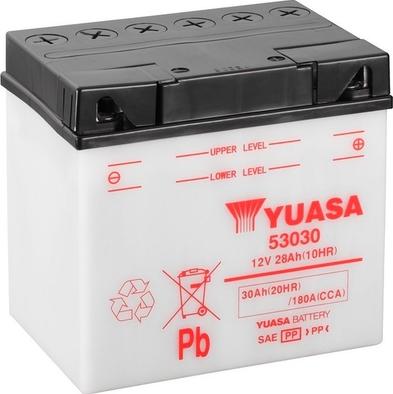 Yuasa 53030 - Стартерная аккумуляторная батарея, АКБ autodif.ru