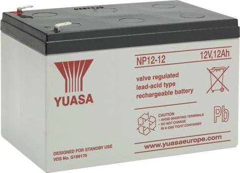 Yuasa NP1.2-12 - Стартерная аккумуляторная батарея, АКБ autodif.ru