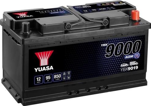 Yuasa YBX9019 - Стартерная аккумуляторная батарея, АКБ autodif.ru