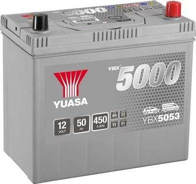 Yuasa YBX5053 - Стартерная аккумуляторная батарея, АКБ autodif.ru