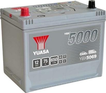 Yuasa YBX5069 - Стартерная аккумуляторная батарея, АКБ autodif.ru