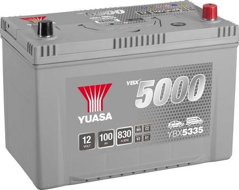 Yuasa YBX5335 - Стартерная аккумуляторная батарея, АКБ autodif.ru