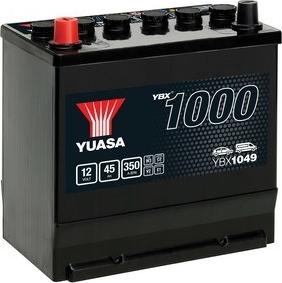 Yuasa YBX1049 - Стартерная аккумуляторная батарея, АКБ autodif.ru