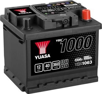 Yuasa YBX1063 - Стартерная аккумуляторная батарея, АКБ autodif.ru