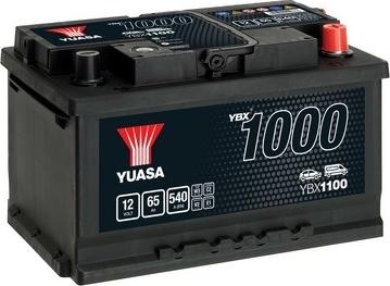 Yuasa YBX1100 - Стартерная аккумуляторная батарея, АКБ autodif.ru