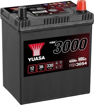 Yuasa YBX3054 - Стартерная аккумуляторная батарея, АКБ autodif.ru