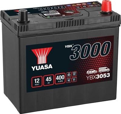 Yuasa YBX3053 - Стартерная аккумуляторная батарея, АКБ autodif.ru