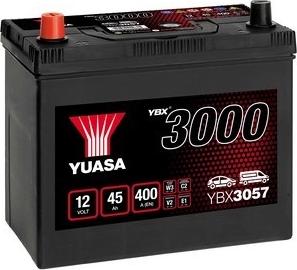 Yuasa YBX3057 - Стартерная аккумуляторная батарея, АКБ autodif.ru