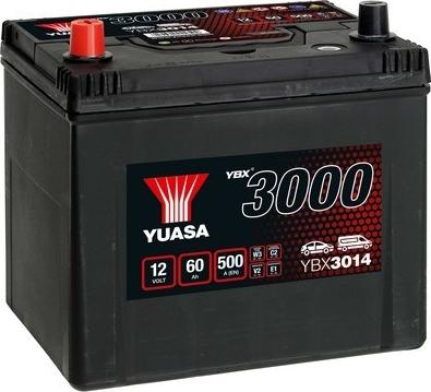 Yuasa YBX3014 - Стартерная аккумуляторная батарея, АКБ autodif.ru