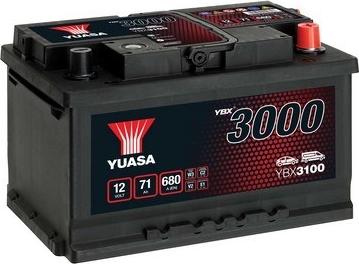 Yuasa YBX3100 - Стартерная аккумуляторная батарея, АКБ autodif.ru