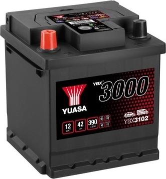 Yuasa YBX3102 - Стартерная аккумуляторная батарея, АКБ autodif.ru