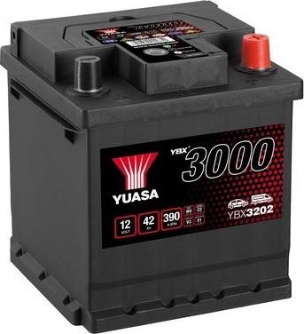 Yuasa YBX3202 - Стартерная аккумуляторная батарея, АКБ autodif.ru
