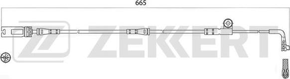 Zekkert BS-8046 - Сигнализатор, износ тормозных колодок autodif.ru