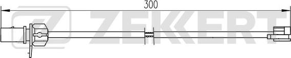 Zekkert BS-8110 - Сигнализатор, износ тормозных колодок autodif.ru