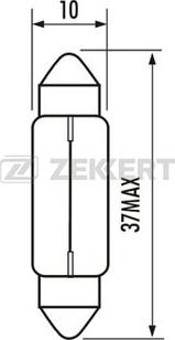 Zekkert LP-1062 - Лампа накаливания, фонарь освещения номерного знака autodif.ru