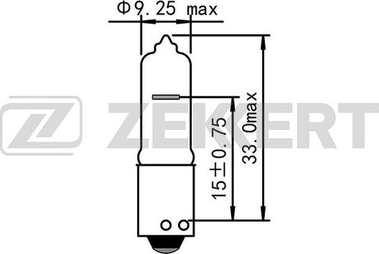 Zekkert LP-1174 - Лампа накаливания, фонарь указателя поворота autodif.ru