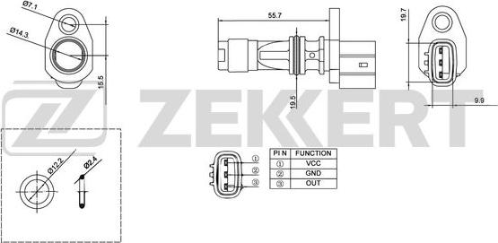 Zekkert SE-4009 - Блок управления двигателем ЭБУ autodif.ru