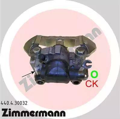 Zimmermann 440.4.30032 - Тормозной суппорт autodif.ru