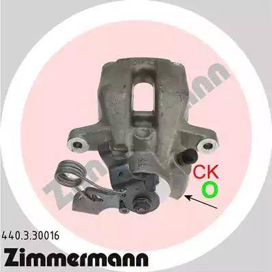Zimmermann 440.3.30016 - Тормозной суппорт autodif.ru