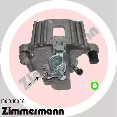 Zimmermann 150.3.10046 - Тормозной суппорт autodif.ru