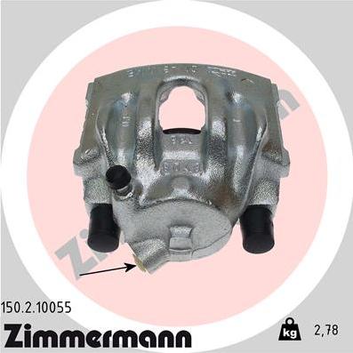 Zimmermann 150.2.10055 - Тормозной суппорт autodif.ru
