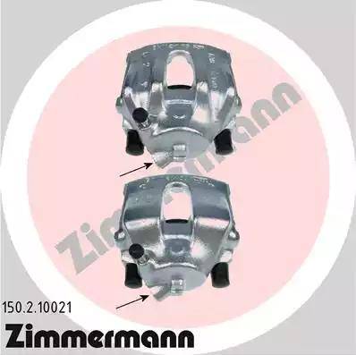 Zimmermann 150.2.10021 - Тормозной суппорт autodif.ru