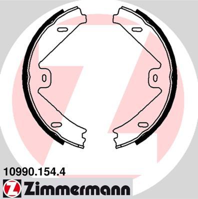 Zimmermann 10990.154.4 - Комплект тормозов, ручник, парковка autodif.ru