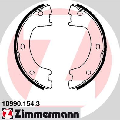 Zimmermann 10990.154.3 - Комплект тормозов, ручник, парковка autodif.ru