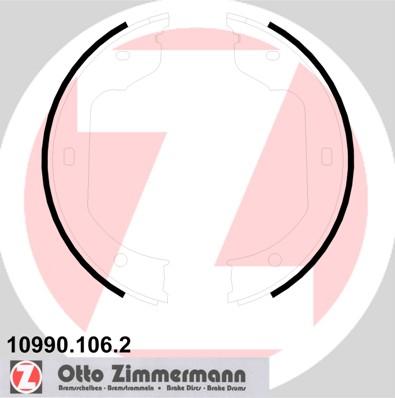 Zimmermann 10990.106.2 - Комплект тормозов, ручник, парковка autodif.ru