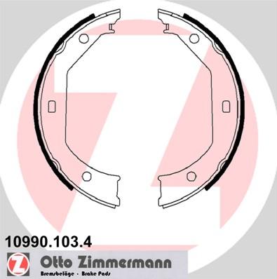 Zimmermann 10990.103.4 - Комплект тормозов, ручник, парковка autodif.ru