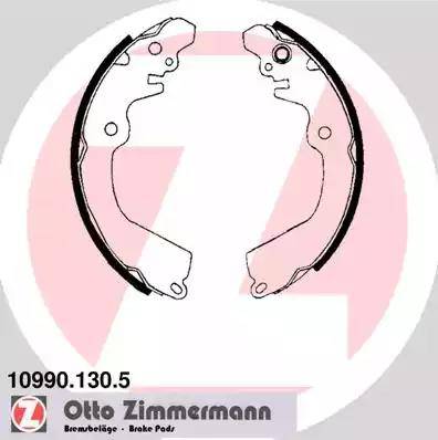 Zimmermann 10990.130.5 - Комплект тормозных колодок, барабанные autodif.ru