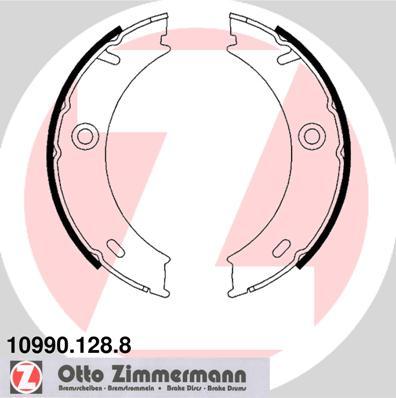 Zimmermann 10990.128.8 - Комплект тормозов, ручник, парковка autodif.ru