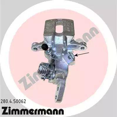 Zimmermann 280.4.50062 - Тормозной суппорт autodif.ru