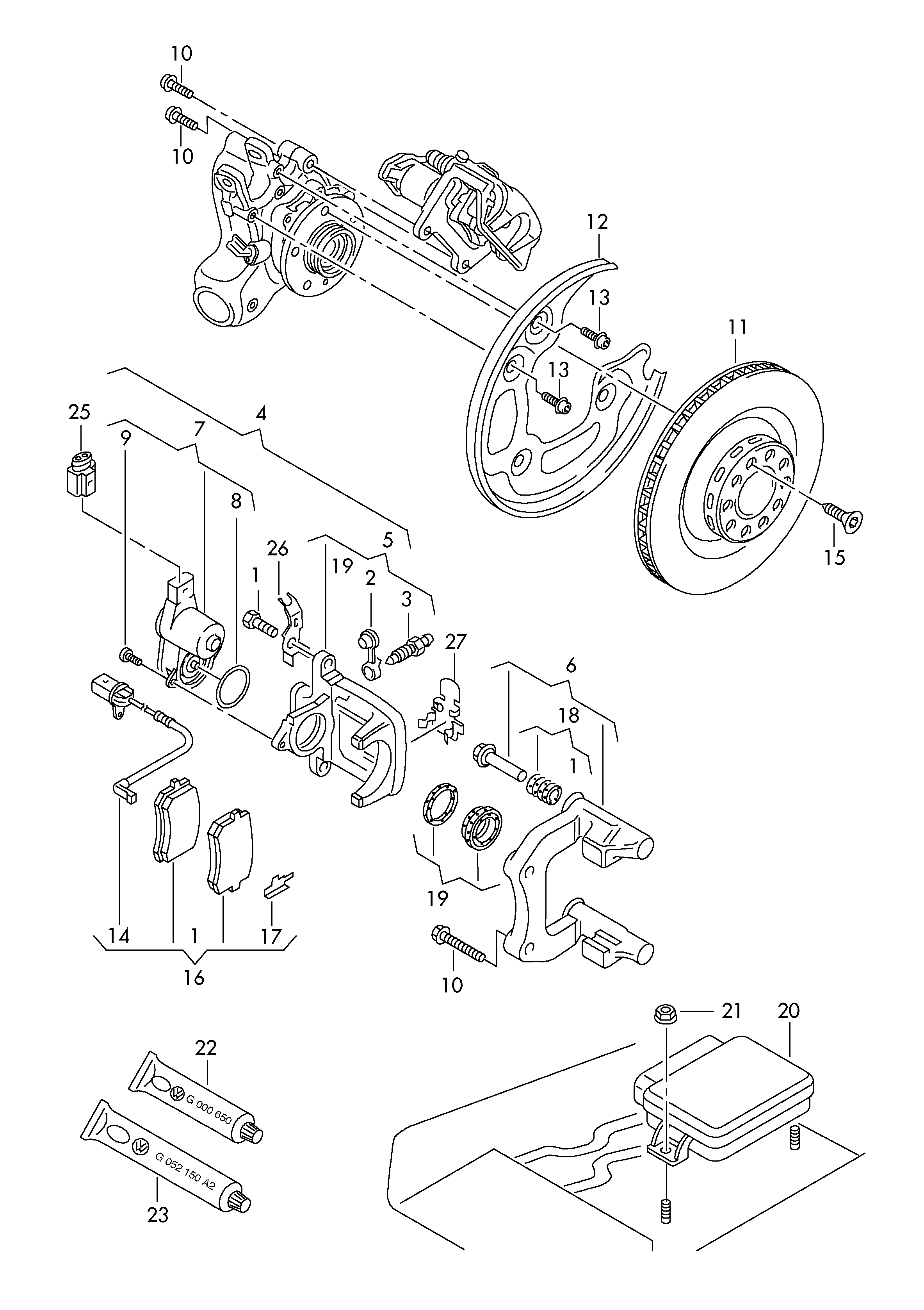 VAG 4H0615425 - Скоба с направляющим autodif.ru