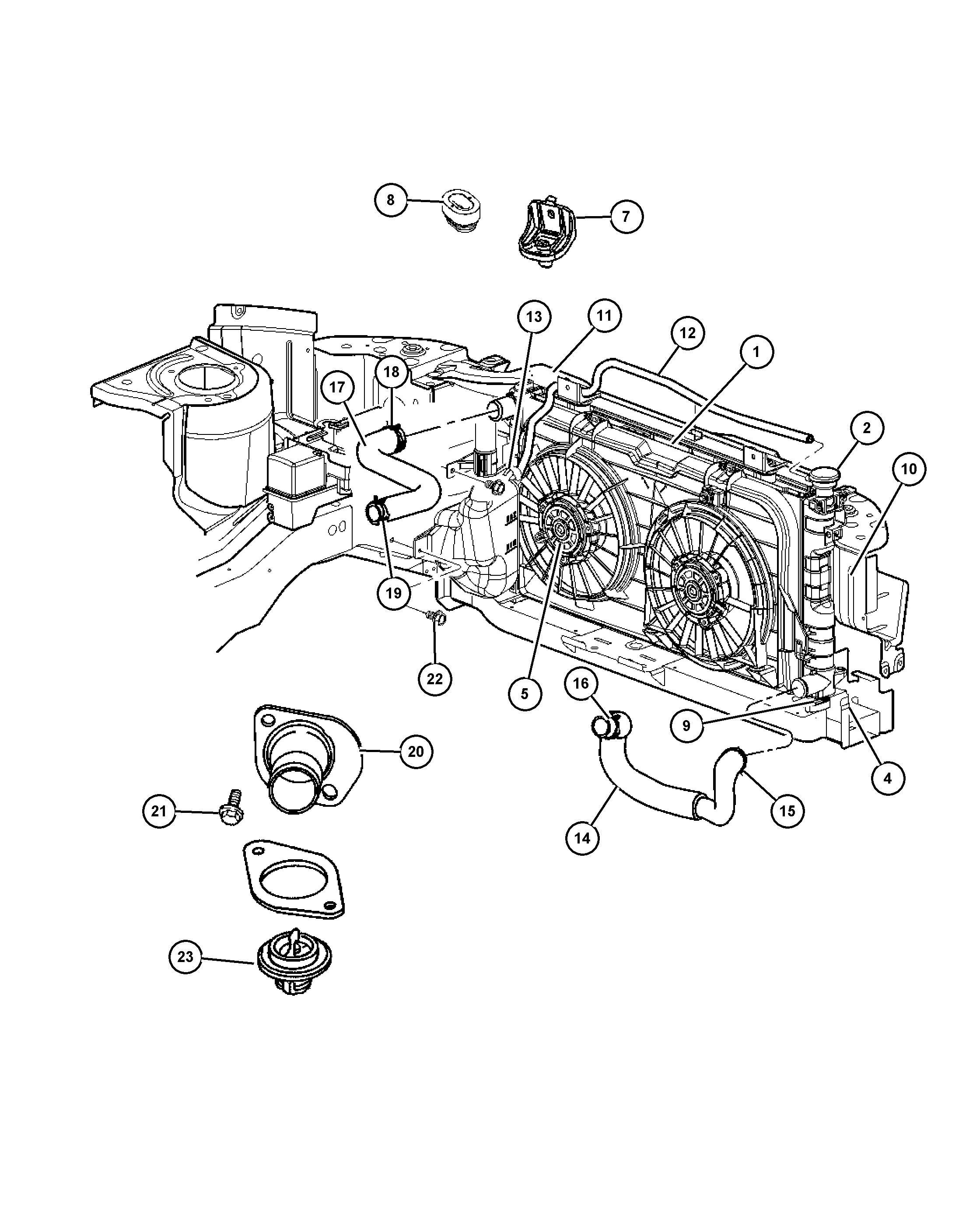 Dodge 4677 493AA - Крышка горловины радиатора autodif.ru