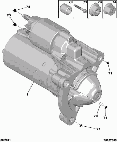 CITROËN 5802.V7 - Стартер autodif.ru